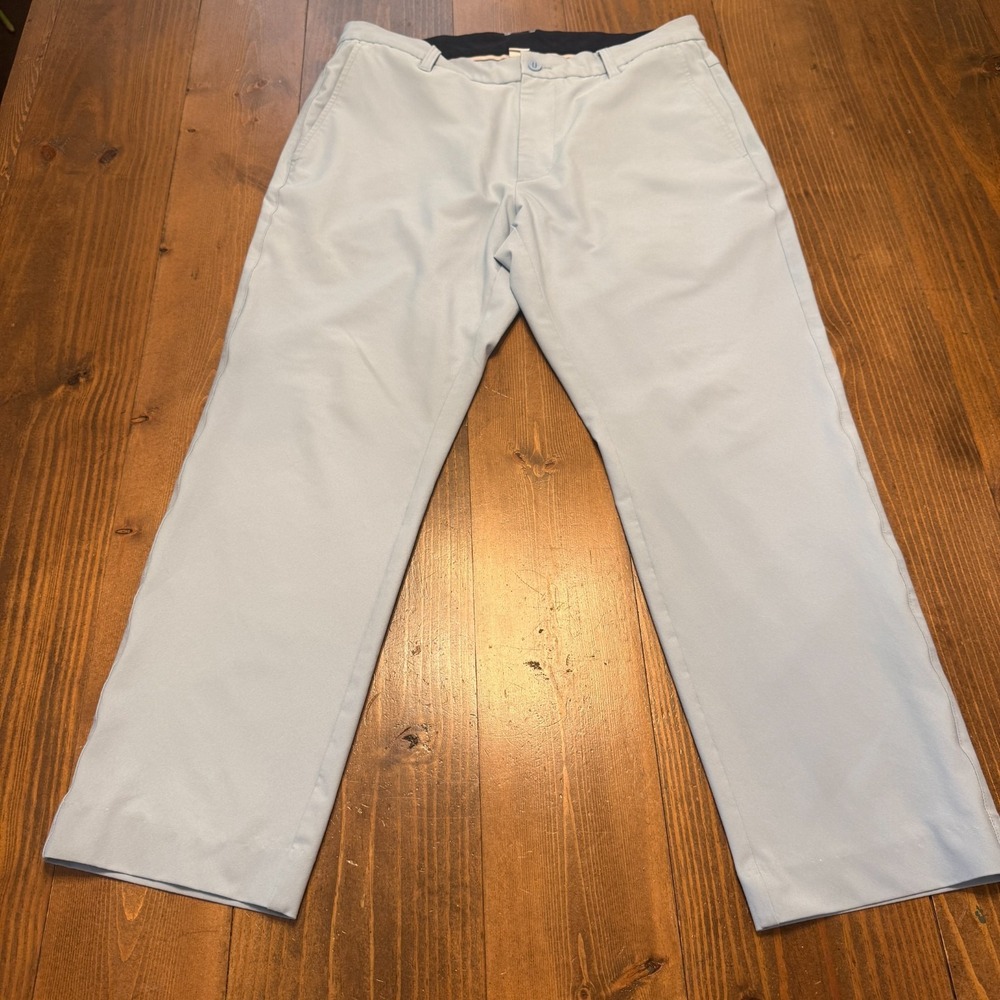 Footjoy FJ Pro Tour Performance Golf Pants 34 x 32 Baby Blue Straight Leg